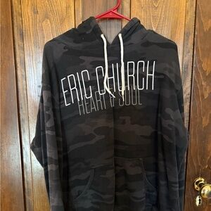 Eric Church  Black Camo Hoodie